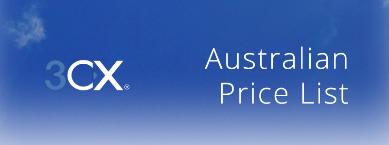 3CX V12 Australian Price List